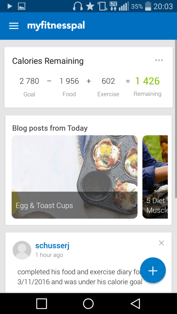 MyFitnessPal 1