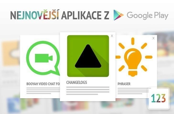 Nejnovější aplikace z google play 123