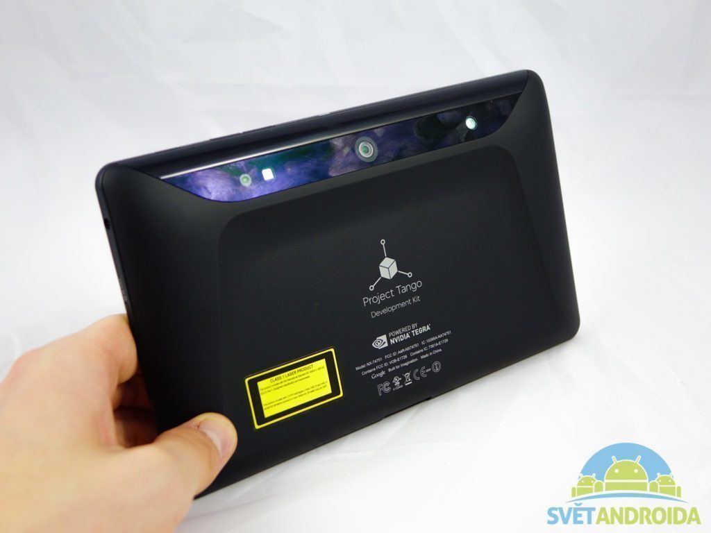 Project Tango konstrukce zadní strana