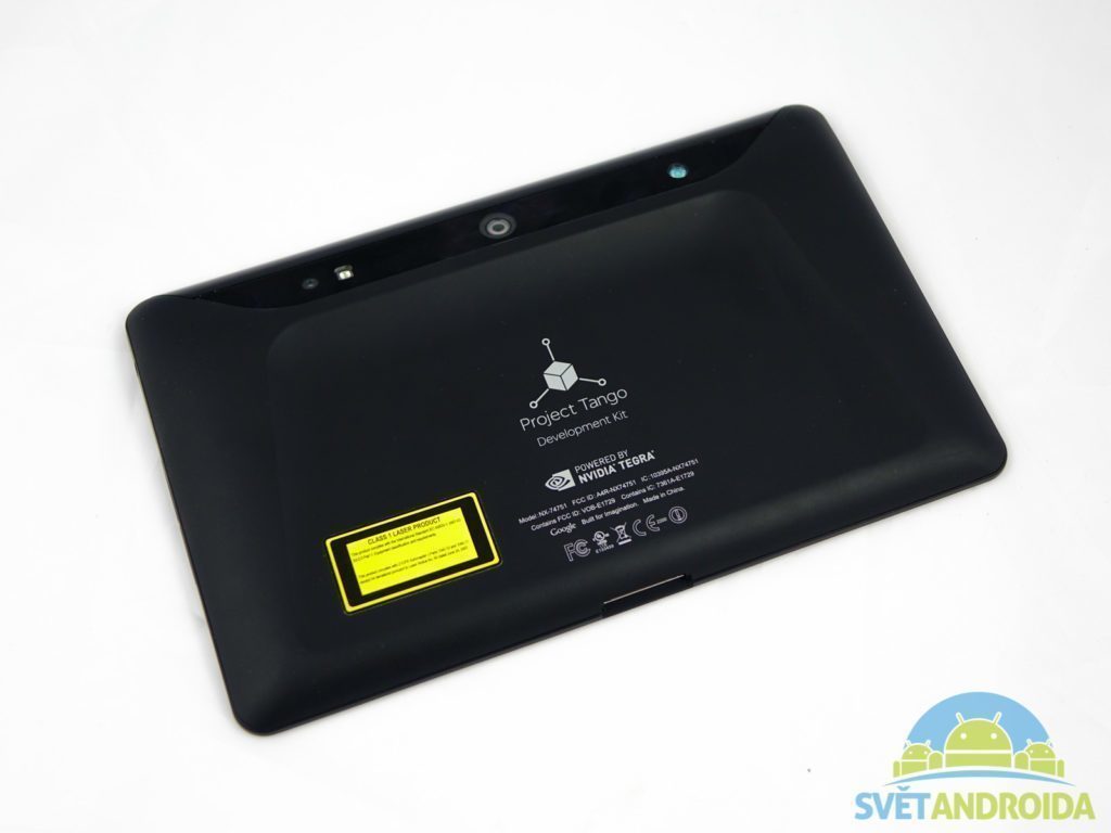 Project Tango konstrukce záda