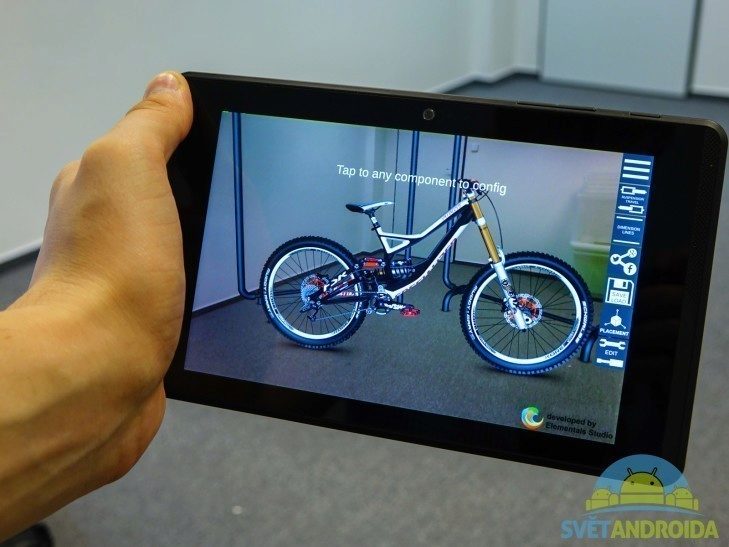 Project Tango - rozšířená realita, kolo