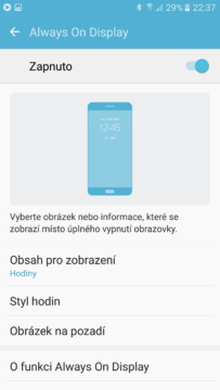 Samsung Galaxy S7 Always On 1