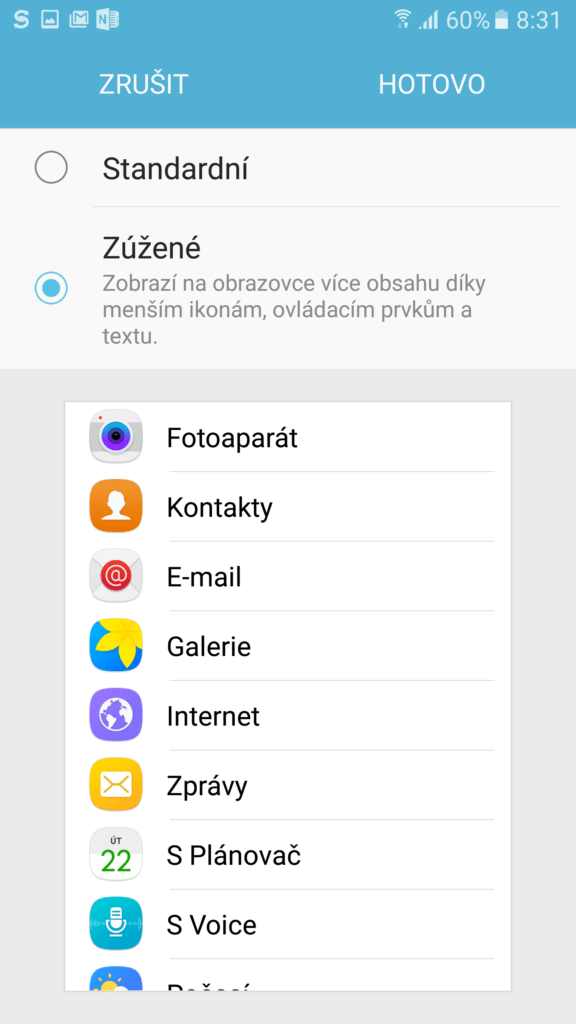 Samsung Galaxy S7 změna DPI 3