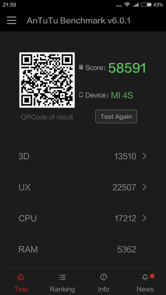 Xiaomi Mi4S Antutu1
