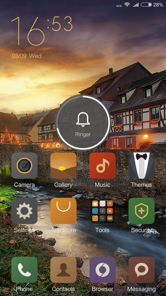 Xiaomi Mi4S Homescreen volume 2 3