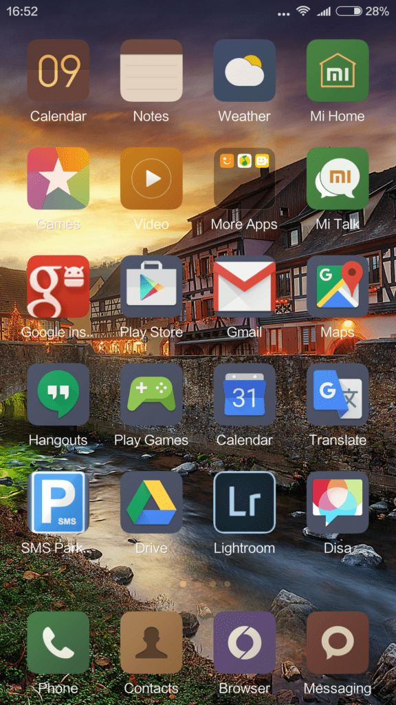 Xiaomi Mi4S home aplikace