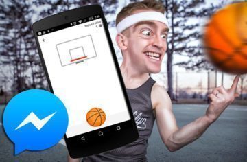 Zahrajte si v aplikaci Facebook Messenger skrytý basketbal