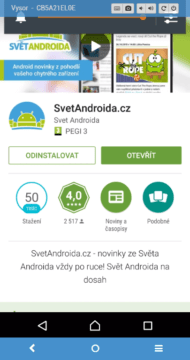 Ovládání telefonu je pohodlné