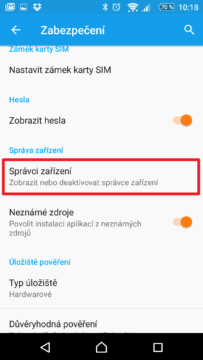 Správci zařízení