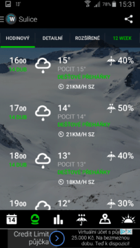 Aplikace 1Weather-11