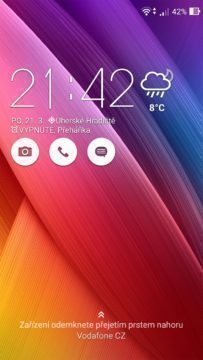 Asus Zenfone Max  lockscreen