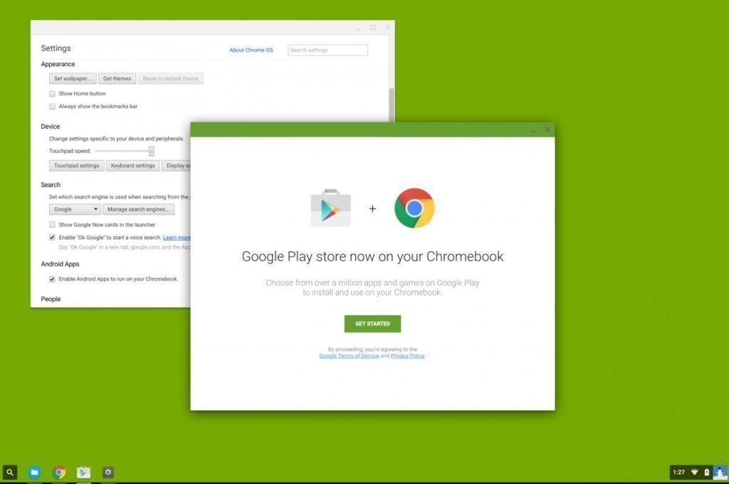 Chrome OS - Obchod Play přichází