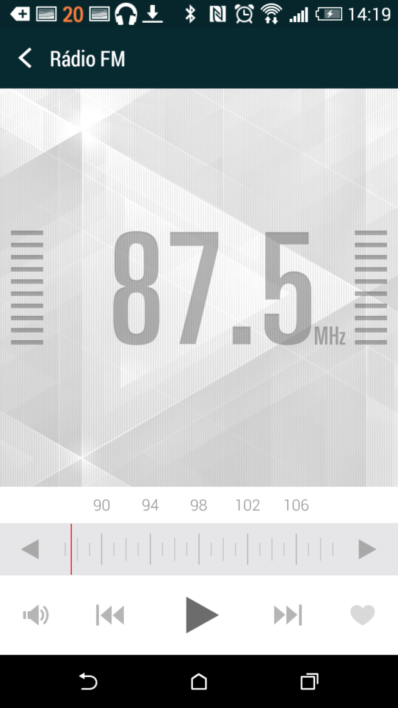 HTC Desire 820 FM rádio
