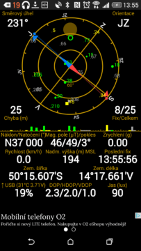 HTC Desire 820 -  GPS satelity