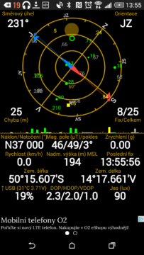 HTC Desire 820 - GPS satelity HTC Desire 820 - GPS satelity