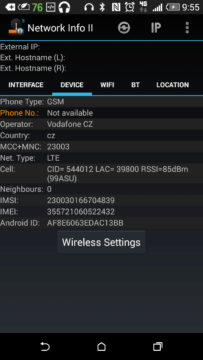 HTC Desire 820 - LTE, network info HTC Desire 820 - LTE, network info