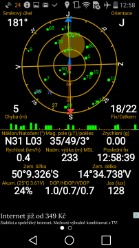 LG G Flex 2 - GPS satelity