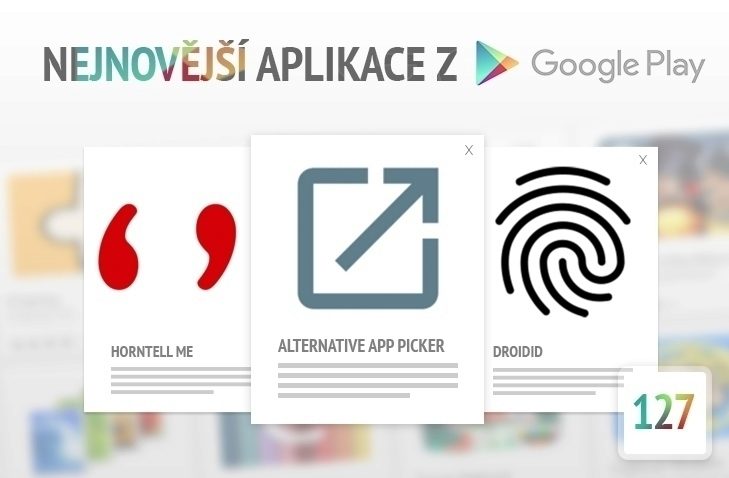 Nejnovější aplikace z google play