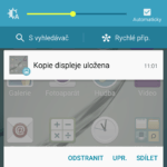 Samsun Galaxy S6 Edge –  notifikační lišta (1)