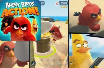 Hra Angry Birds Action!: Rozzuření ptáci zachraňují vejce