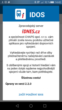 aplikace IDOS (2)