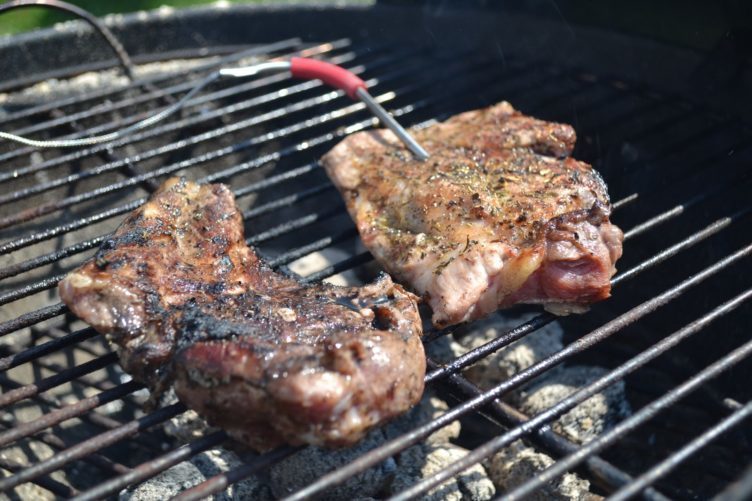 iGrill mini v akci, maso na grilu iGrill mini v akci, maso na grilu