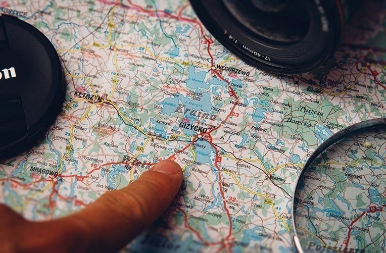 night camera lens map