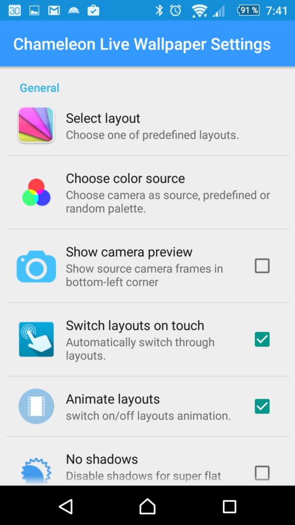 Chameleon Color Adapting LWP