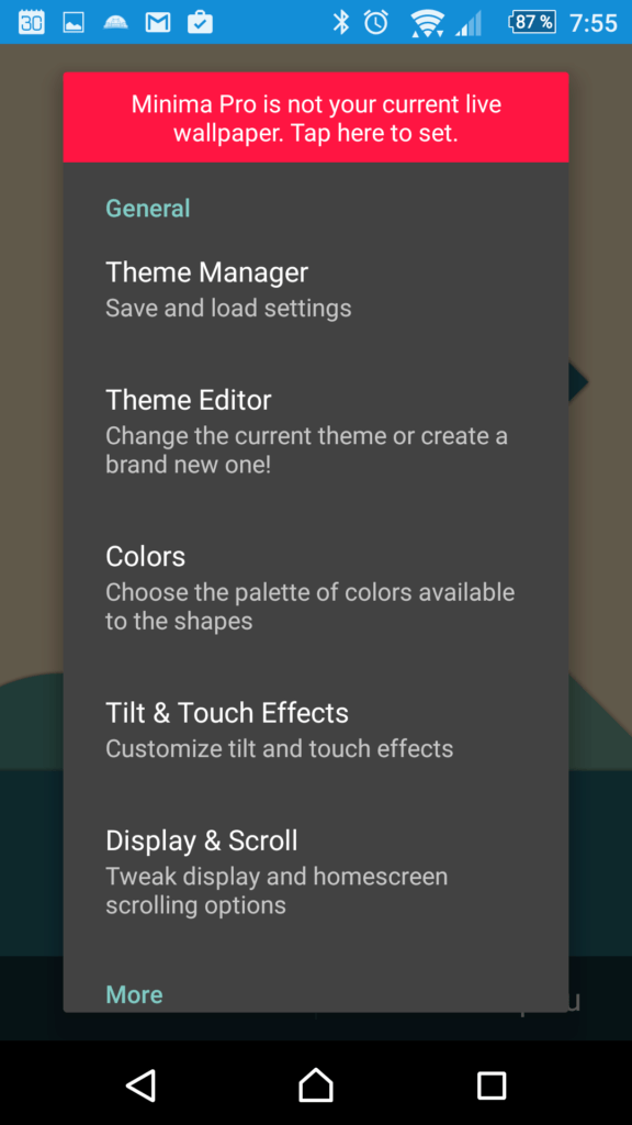 Minima Pro Live Wallpaper
