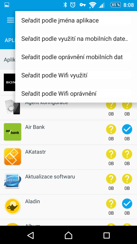 Způsoby řazení