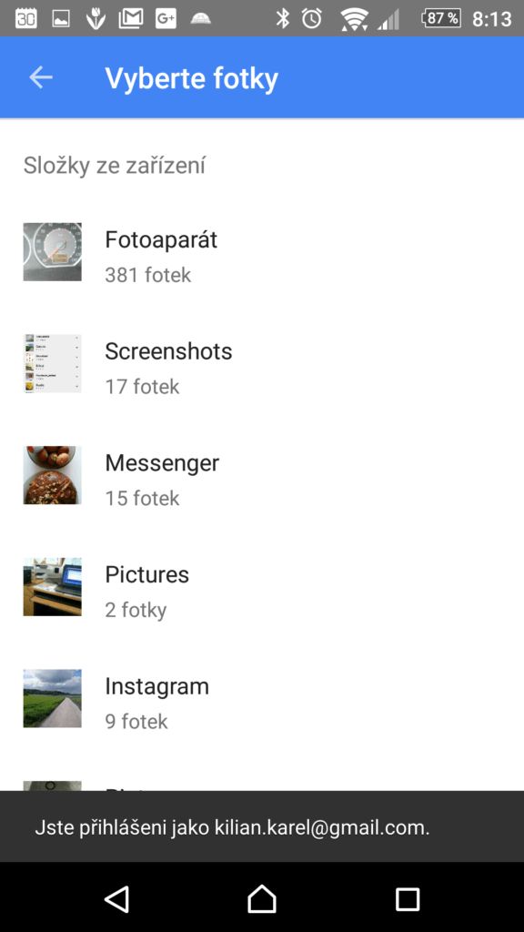 Výběr z Fotek Google