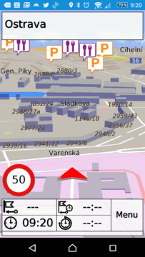 GPS Navigace & Mapy Aponia