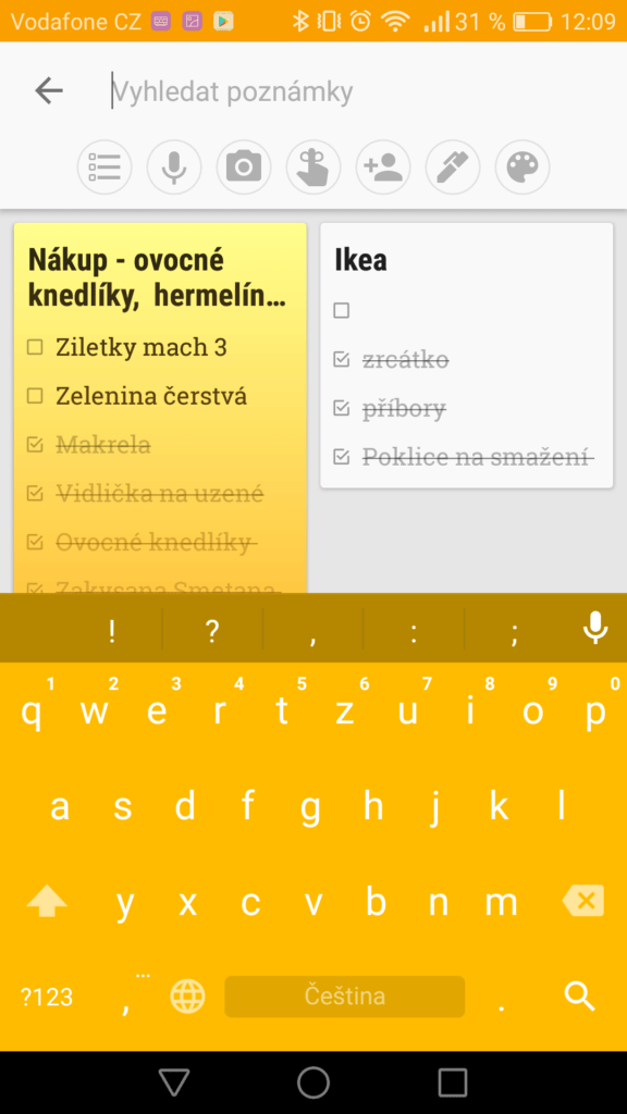 5 klávesnic z Google Play Chrooma Keyboard 1