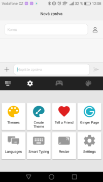 5 klávesnic z Google Play – Ginger Keyboard 2