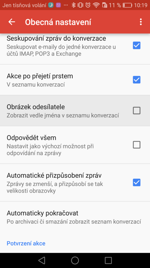 Gmail Android tipy a triky 10