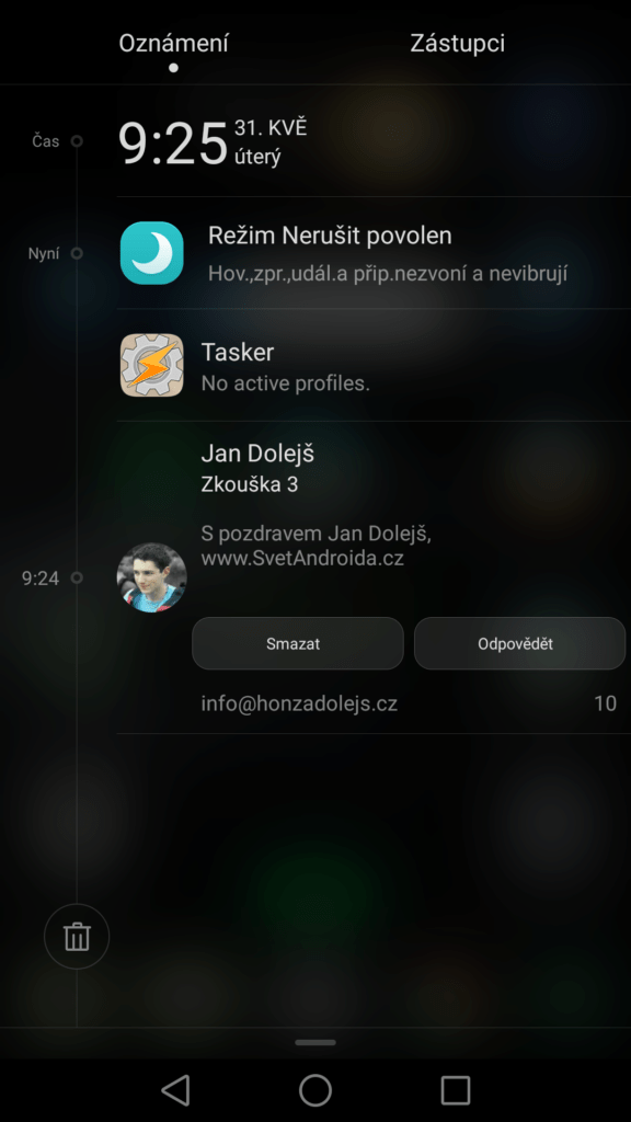 Gmail Android tipy a triky 3