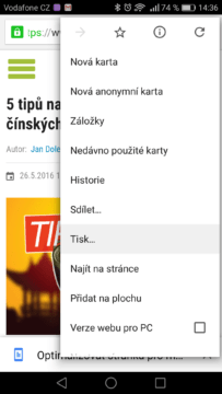 Google Chrome – tipy a triky 10