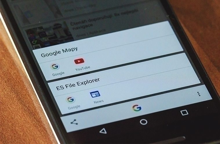Google Now On Tap náhleďák