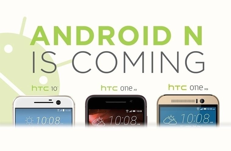 HTC a Android N náhleďák