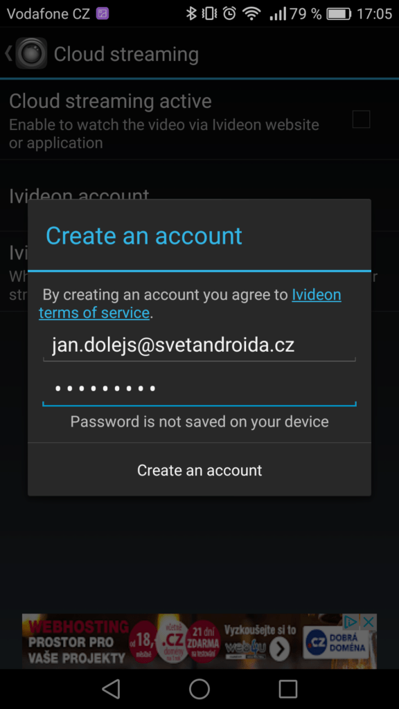 Jak použít mobilní telefon jako webkameru 5