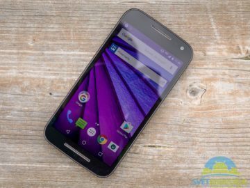 Lenovo Moto G (2015) – konstrukce, přední strana  1