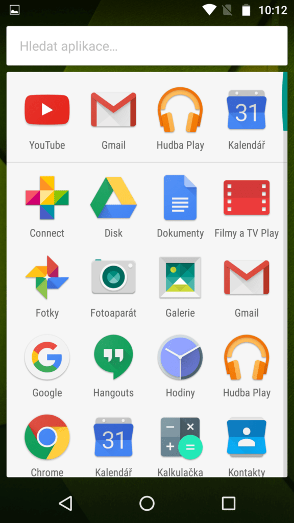 Moto X Play nabídka aplikací