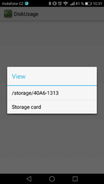 Nepořádek v Androidu – DriveUsage  1