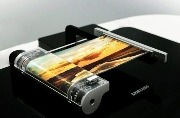 Samsung rolovací displej náhleďák