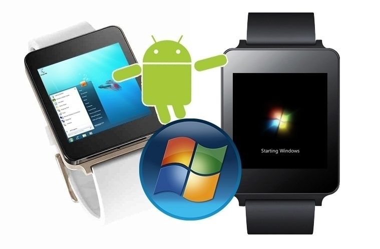 Windows 7 místo Android Wear náhleďák