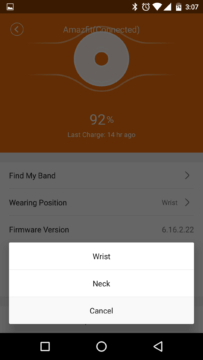 Xiaomi AmazFit – aplikace12