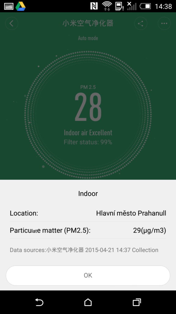 Xiaomi Mi Air Purifier aplikace 7