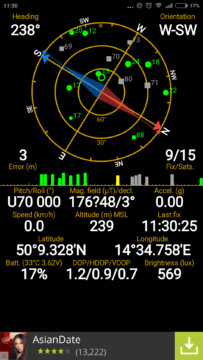 Xiaomi Mi4i - GPS satelity Xiaomi Mi4i - GPS satelity