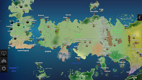 hra o trůny mapa Hra o trůny: Westeros pod palcem s interaktivní mapou hra o trůny mapa