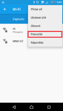 Sekce Pokročilé